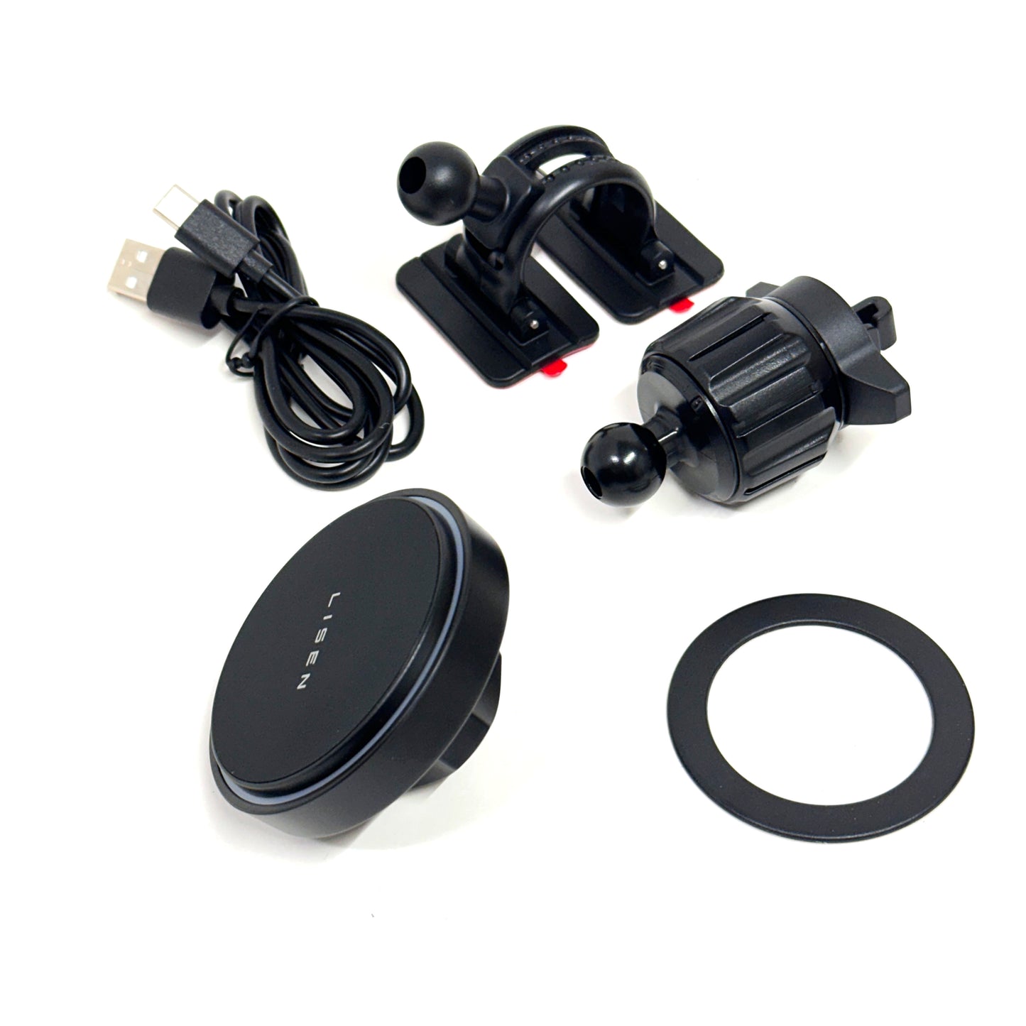 15W MagSafe Car Mount Charger, Magnetic Phone Holder