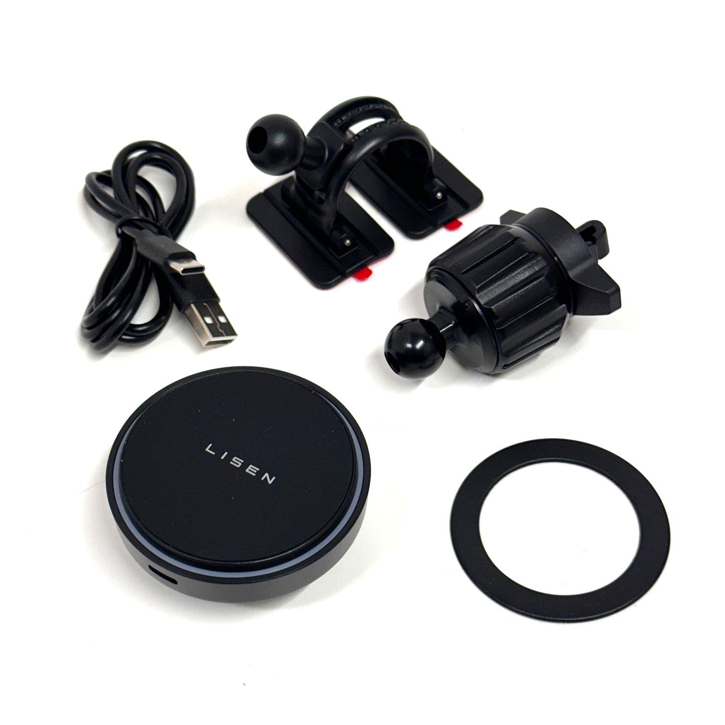 15W MagSafe Car Mount Charger, Magnetic Phone Holder