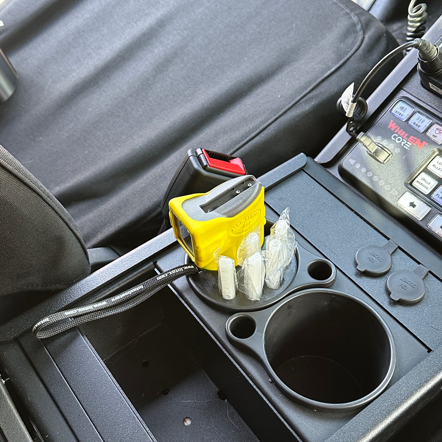 Alco-Sensor FST and mouthpiece organizer For Gamber-Johnson cup holder