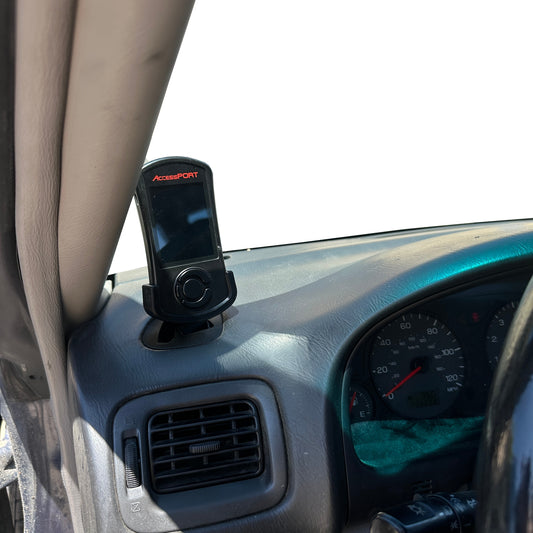 Custom COBB mount for 1998-2001 GC8 Forester functional defrost vent