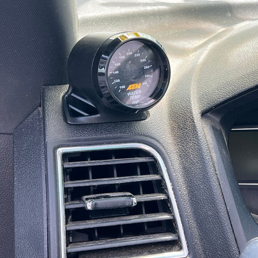 Gauge pod mount for 2011-2019 Ford Explorer functional defrost vent