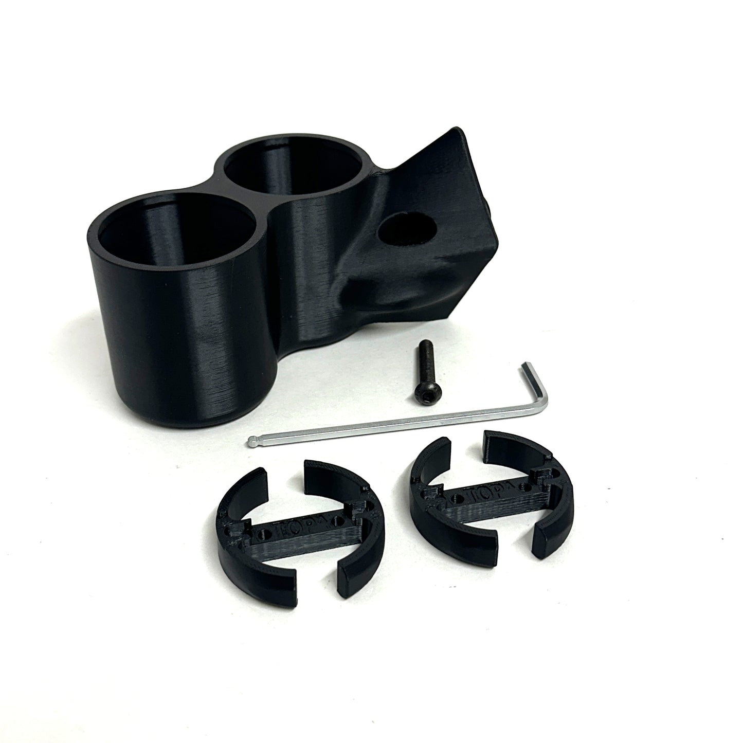 Dual gauge pod mount for 2015-2019 Chevy Silverado 2500 3500 Sierra grab handle