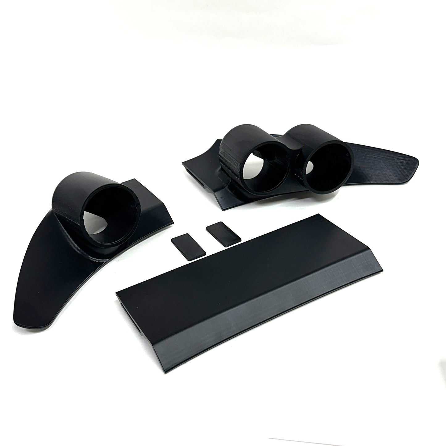 Triple gauge pod mount for 2006-2011 Civic 8th gen bezel snap in 52mm