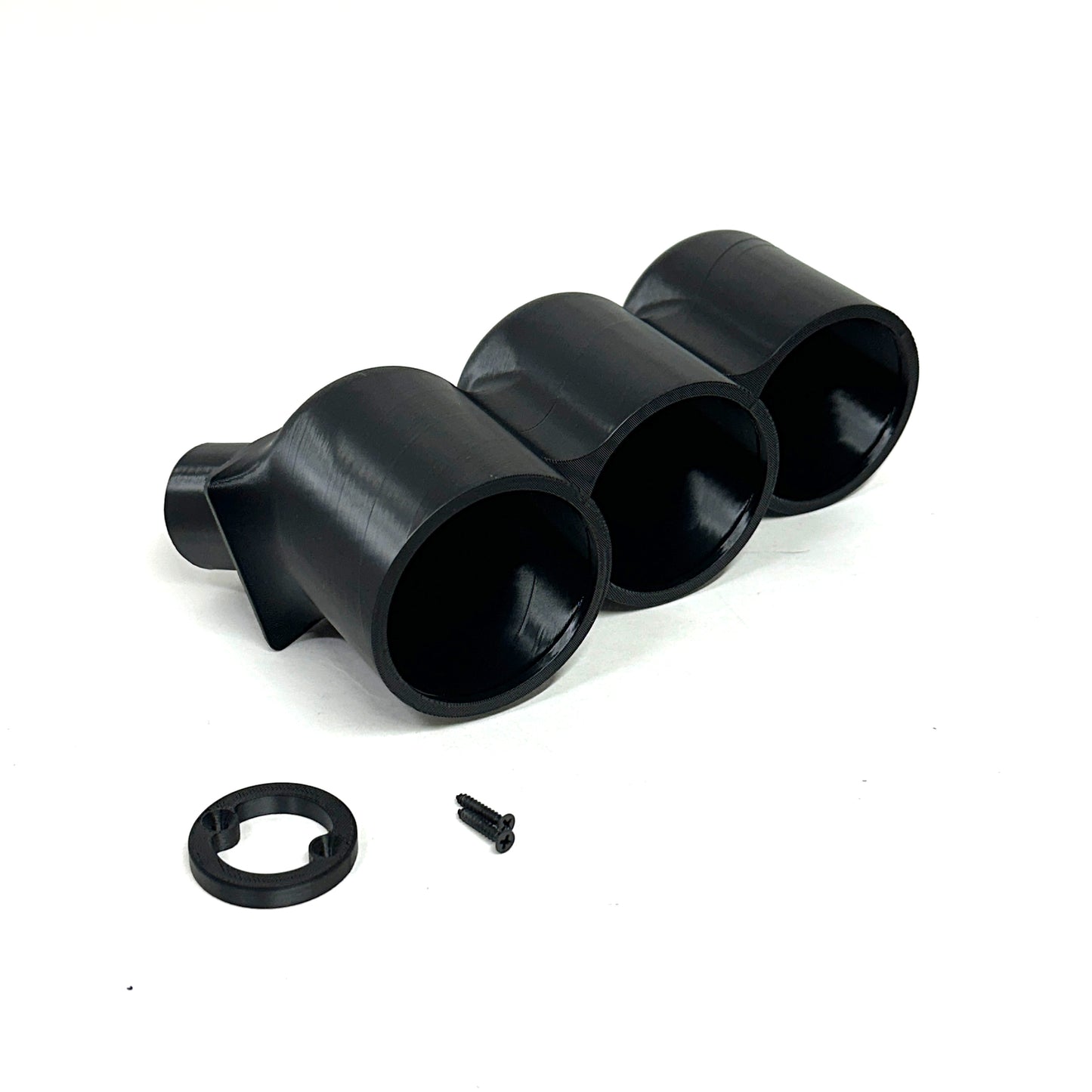 Triple gauge pod mount for 2010-2014 Mustang Replaces 12v plug