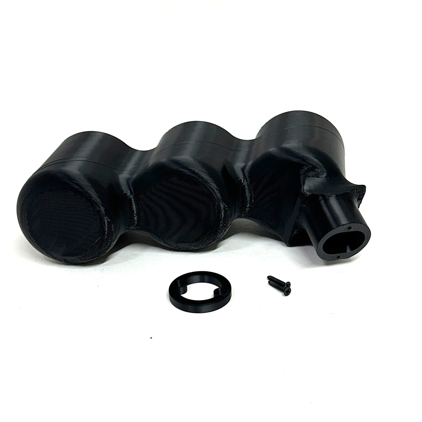 Triple gauge pod mount for 2010-2014 Mustang Replaces 12v plug