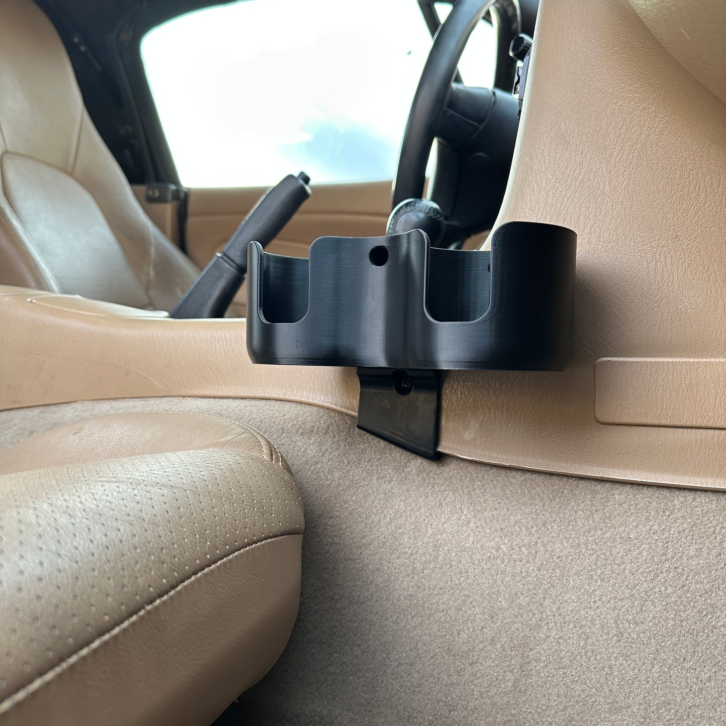 Cup holder upgrade for 1998-2004 Miata NB Factory bolt on passenger side