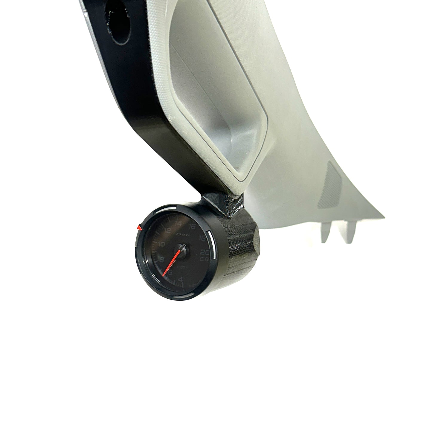 60mm Gauge pod mount for 2021-2025 Ford F150 A-pillar grab handle cap