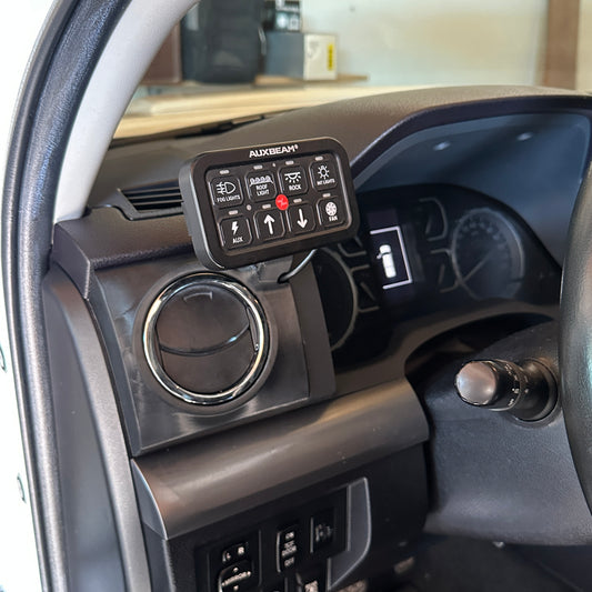 Custom Auxbeam mount for 2014-2021 Toyota Tundra vent bezel