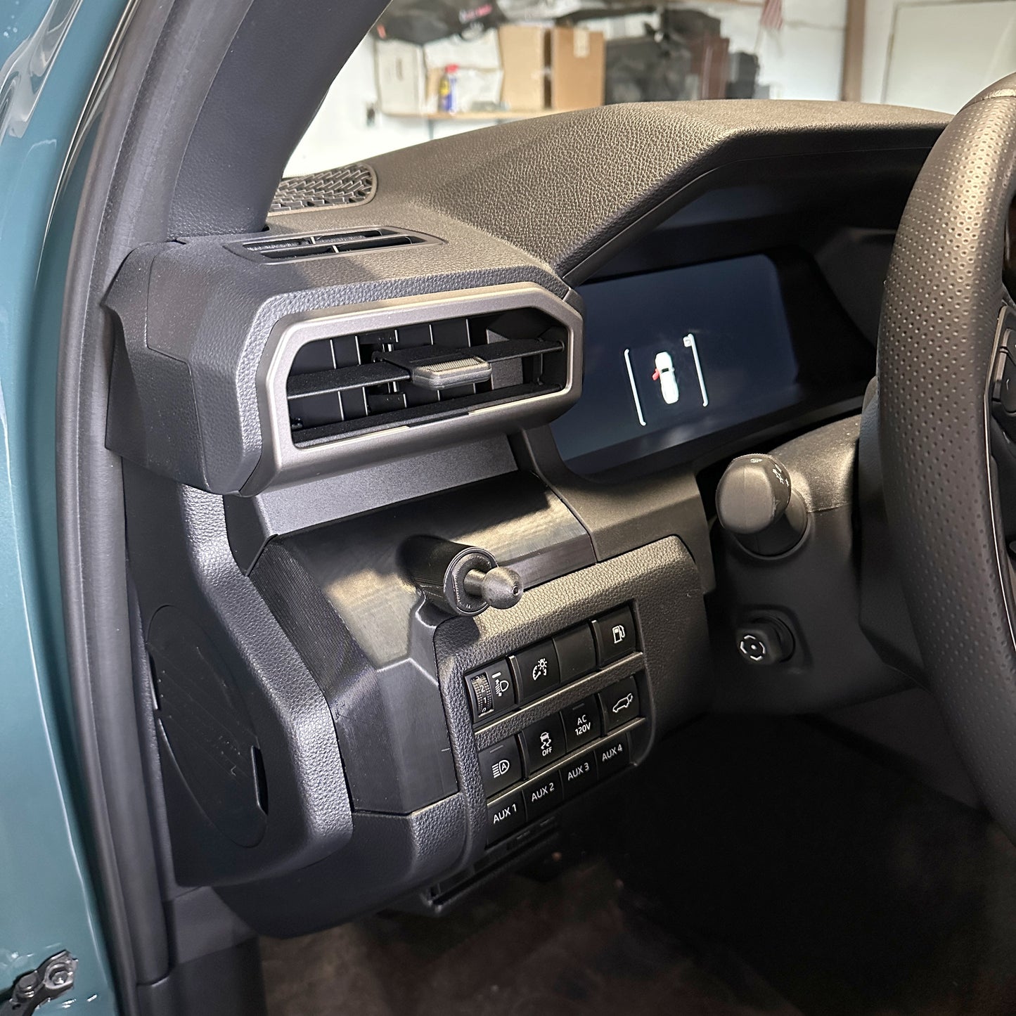 Custom ball mount for Toyota 4Runner 2025-2030 replaces blank panel 1" or 17mm