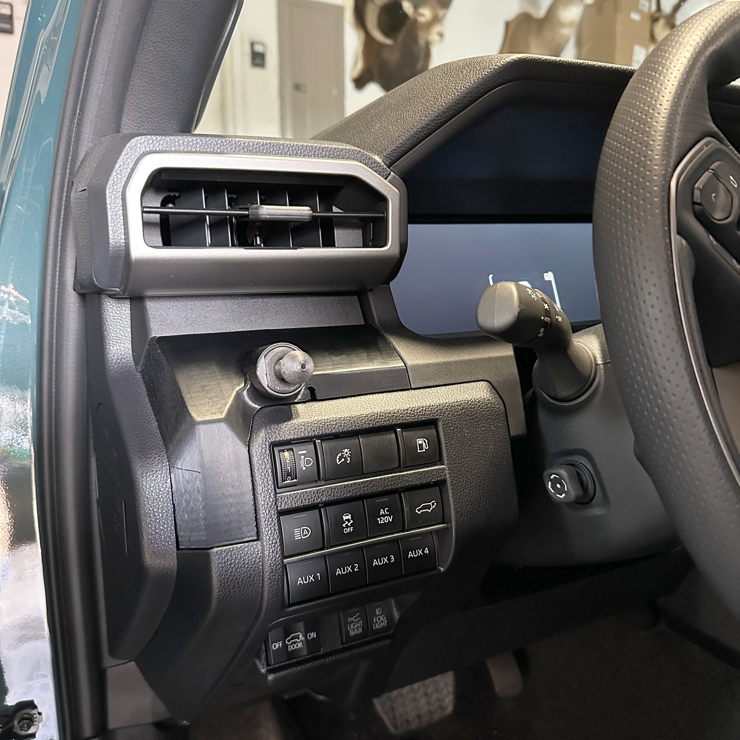 Custom ball mount for Toyota 4Runner 2025-2030 replaces blank panel 1" or 17mm