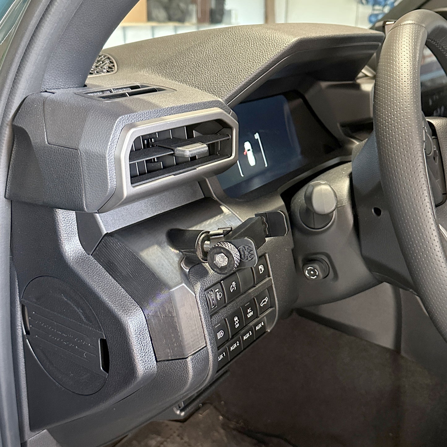 Custom phone mount for Toyota 4Runner 2025-2030 replaces blank panel