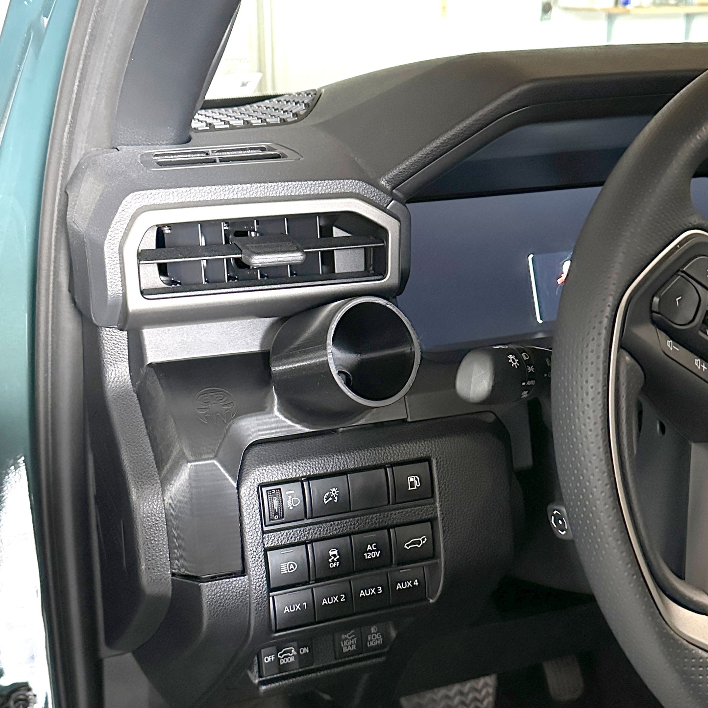 Single Gauge pod mount for 2025-2030 Toyota 4Runner driver panel