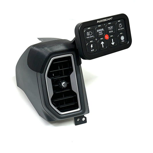 Custom Auxbeam mount for 2021-2026 Ford Bronco Sport 3M vent 6 or 8 gang