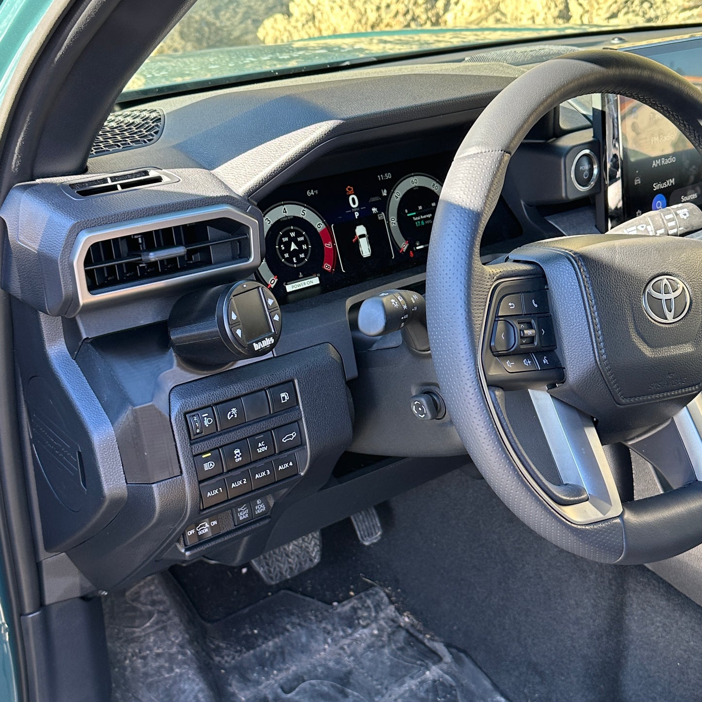 Single Gauge pod mount for 2025-2030 Toyota 4Runner driver panel