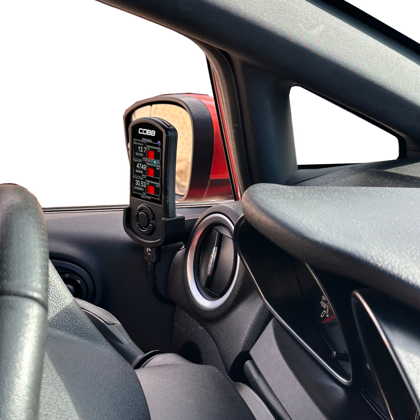 Custom COBB mount for 2011-2019 Ford Fiesta ST functional defrost vent