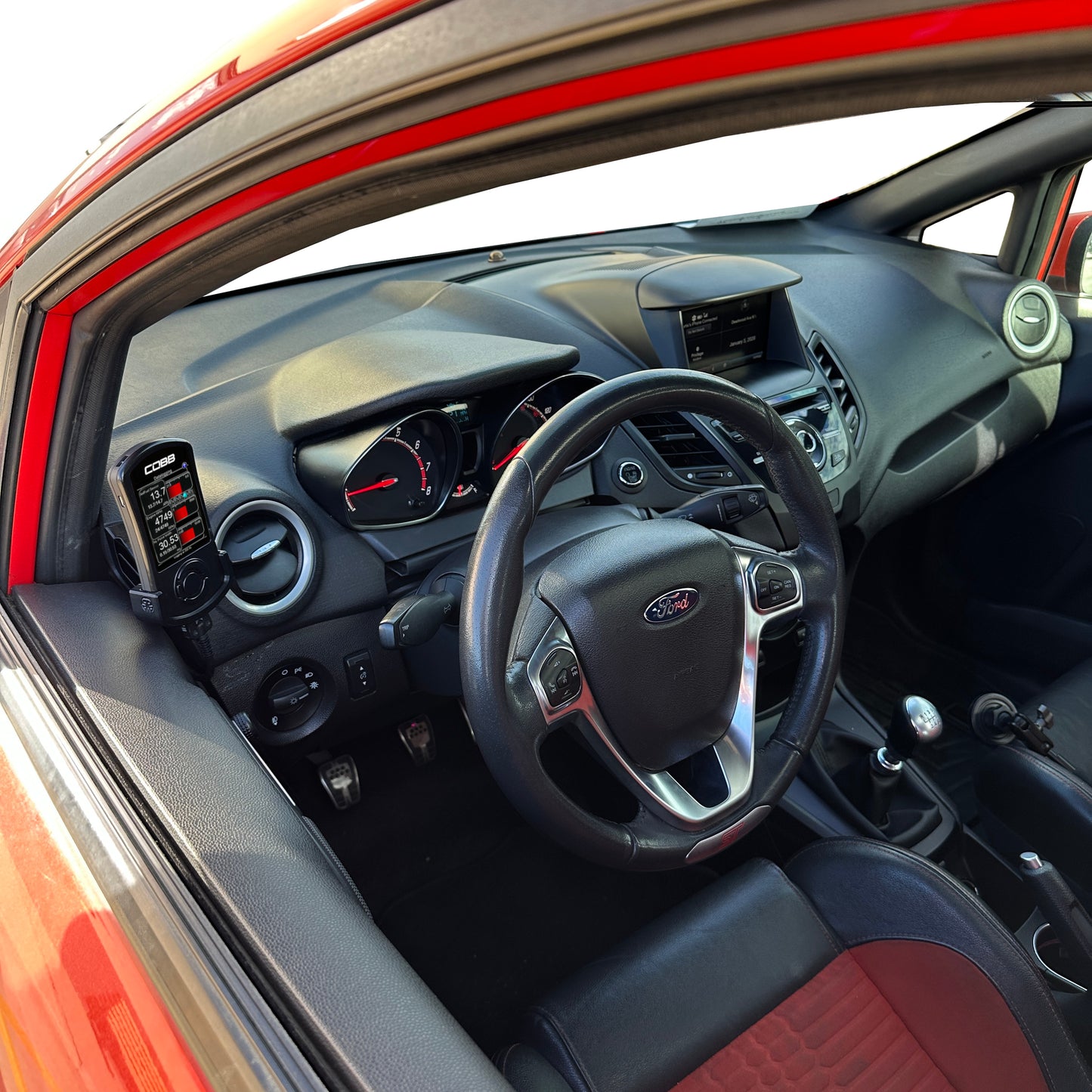 Custom COBB mount for 2011-2019 Ford Fiesta ST functional defrost vent