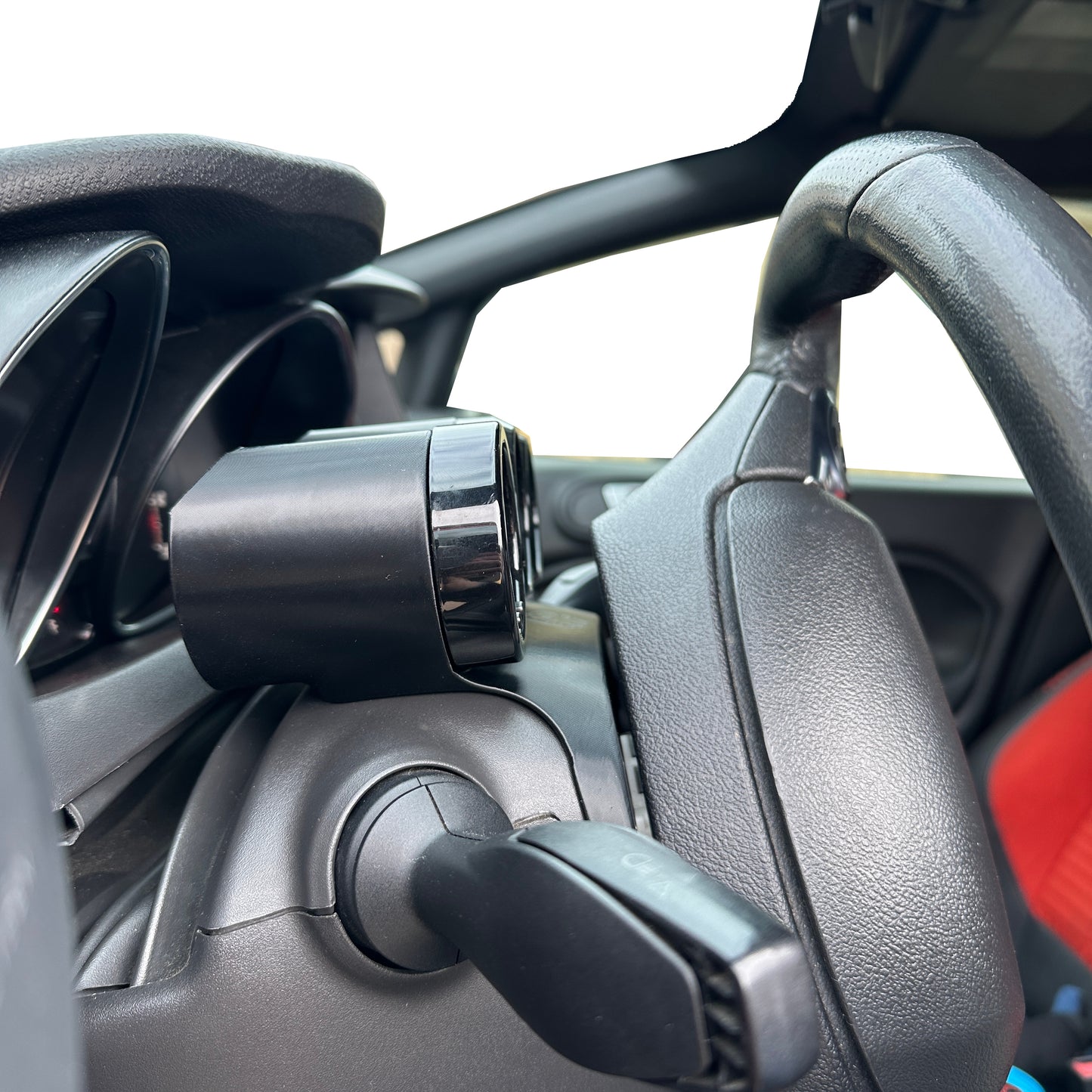 Triple gauge pod mount for 2011-2019 Fiesta ST steering column