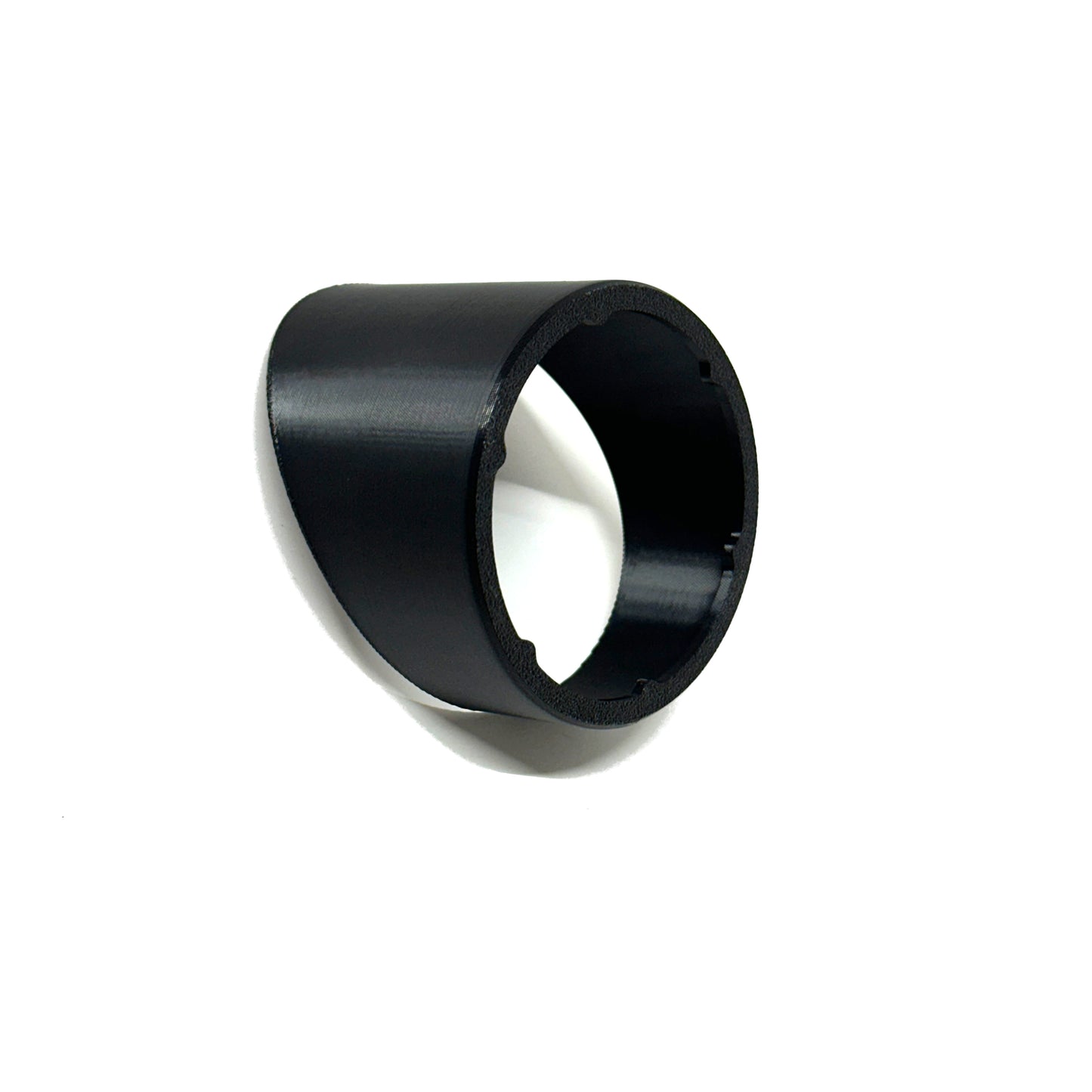 Universal 52mm gauge hood visor sleeve for glare reduction