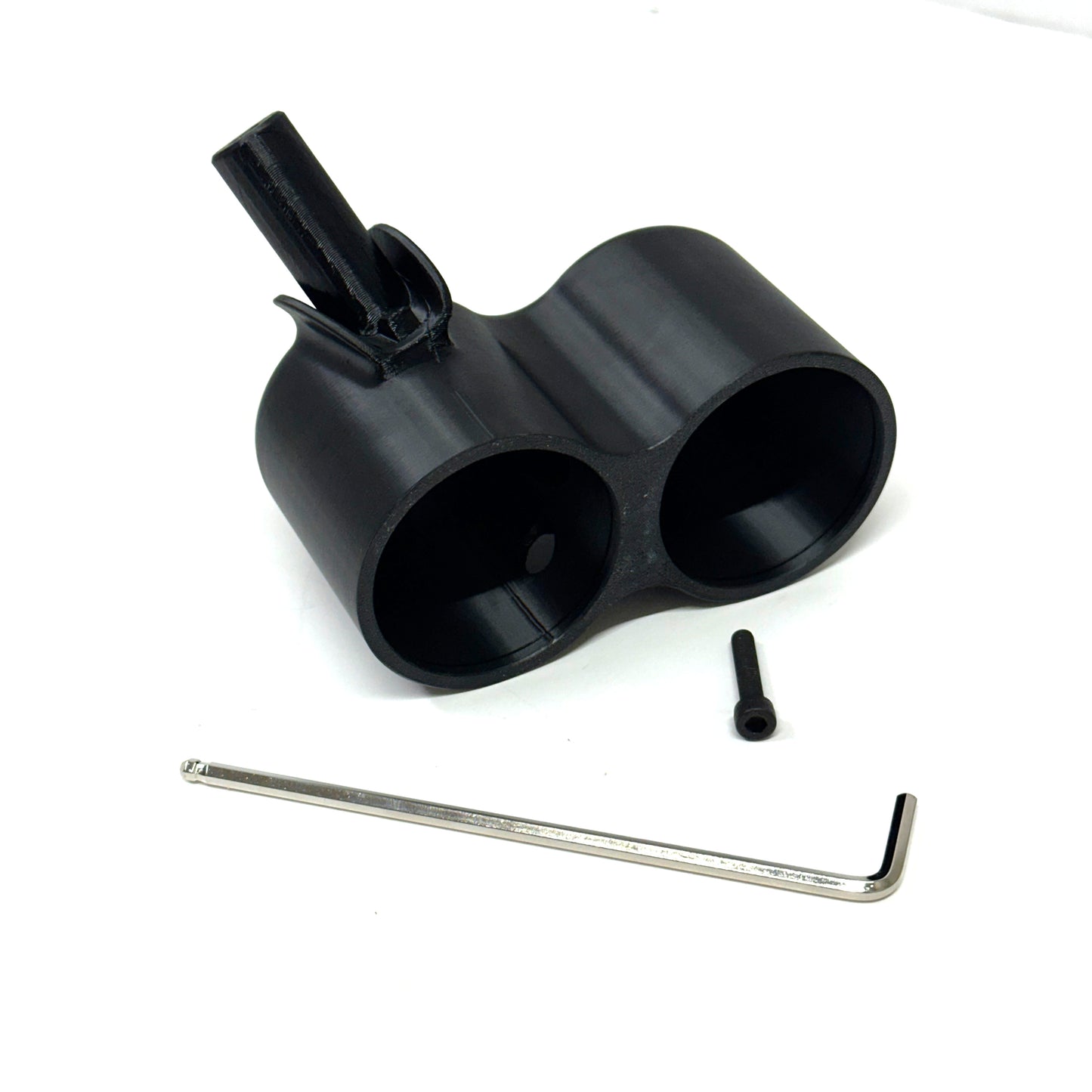 Dual gauge pod mount for 2011-2016 Ford F250 F350 Super Duty A-pillar grab handle cap