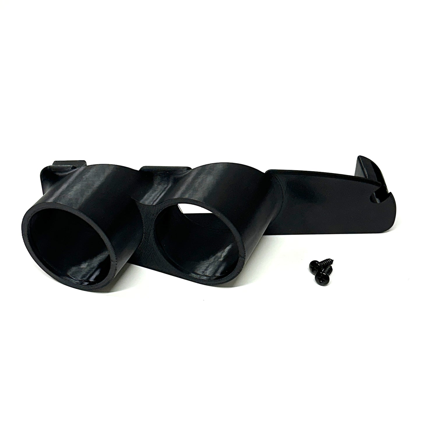 Angled dual gauge pod mount for 1994-1997 Dodge Ram cup holder