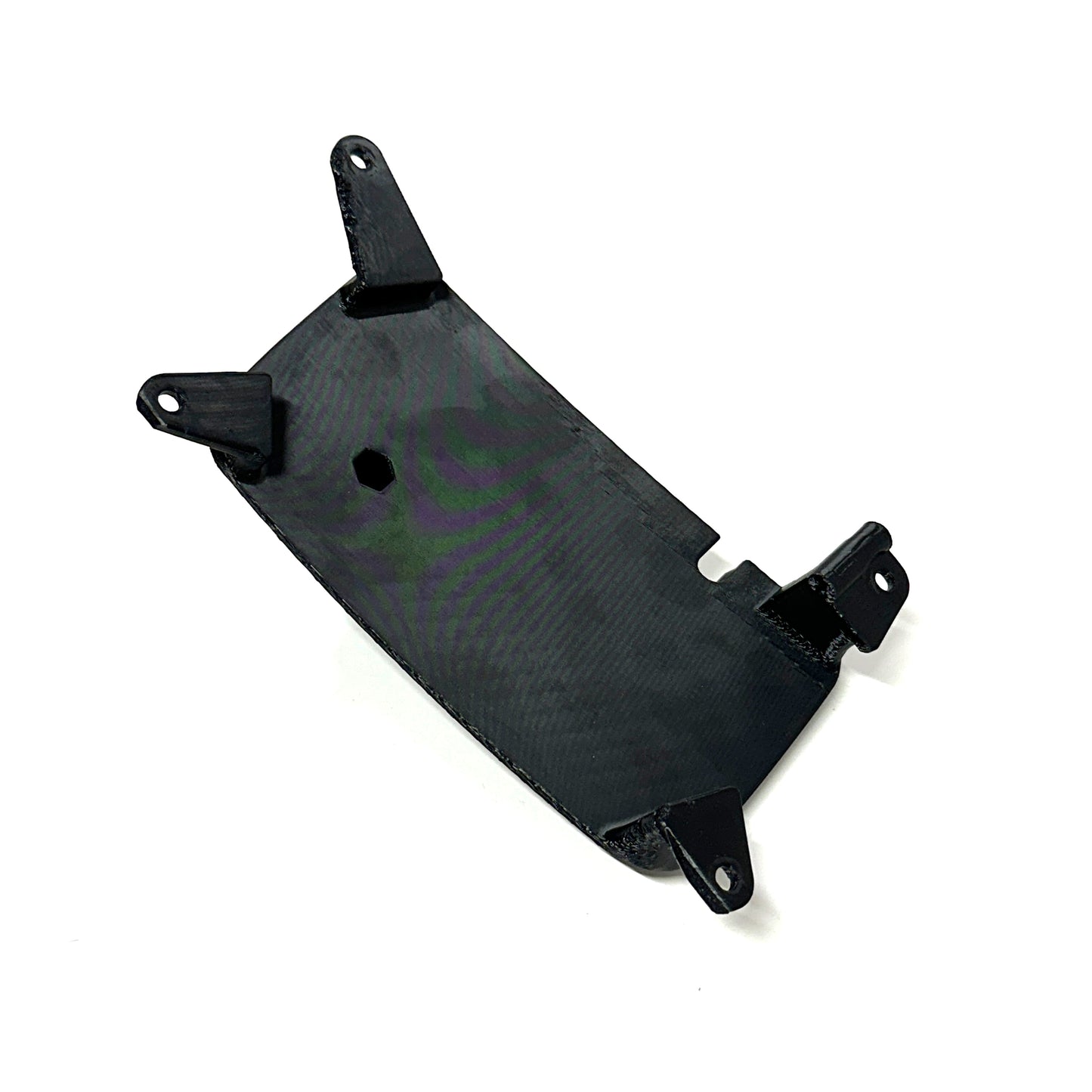 Custom accessory mount for 2013-2018 Ram lower left hand bezel cover cubby trim Auxbeam