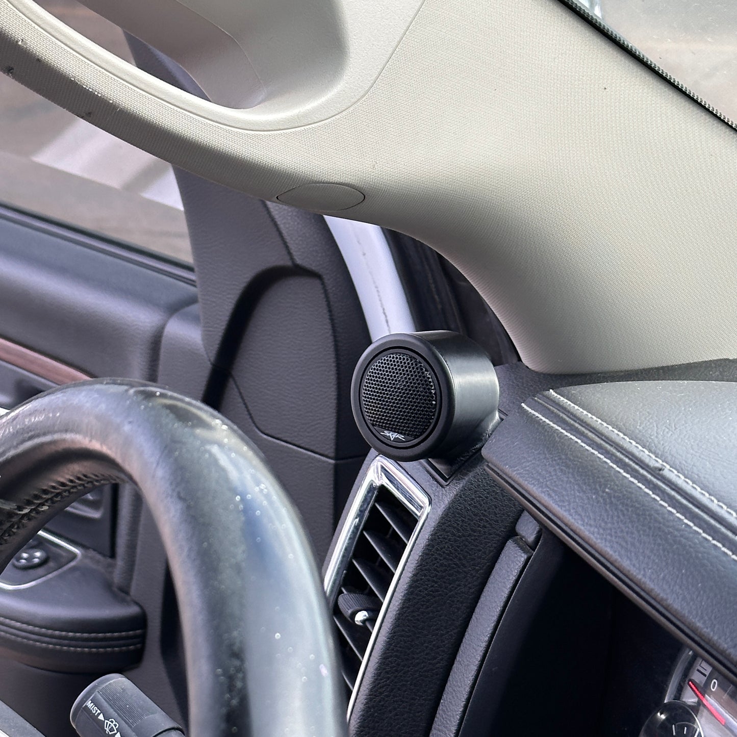 Tweeter pods for 2010-2018 Ram defrost vent