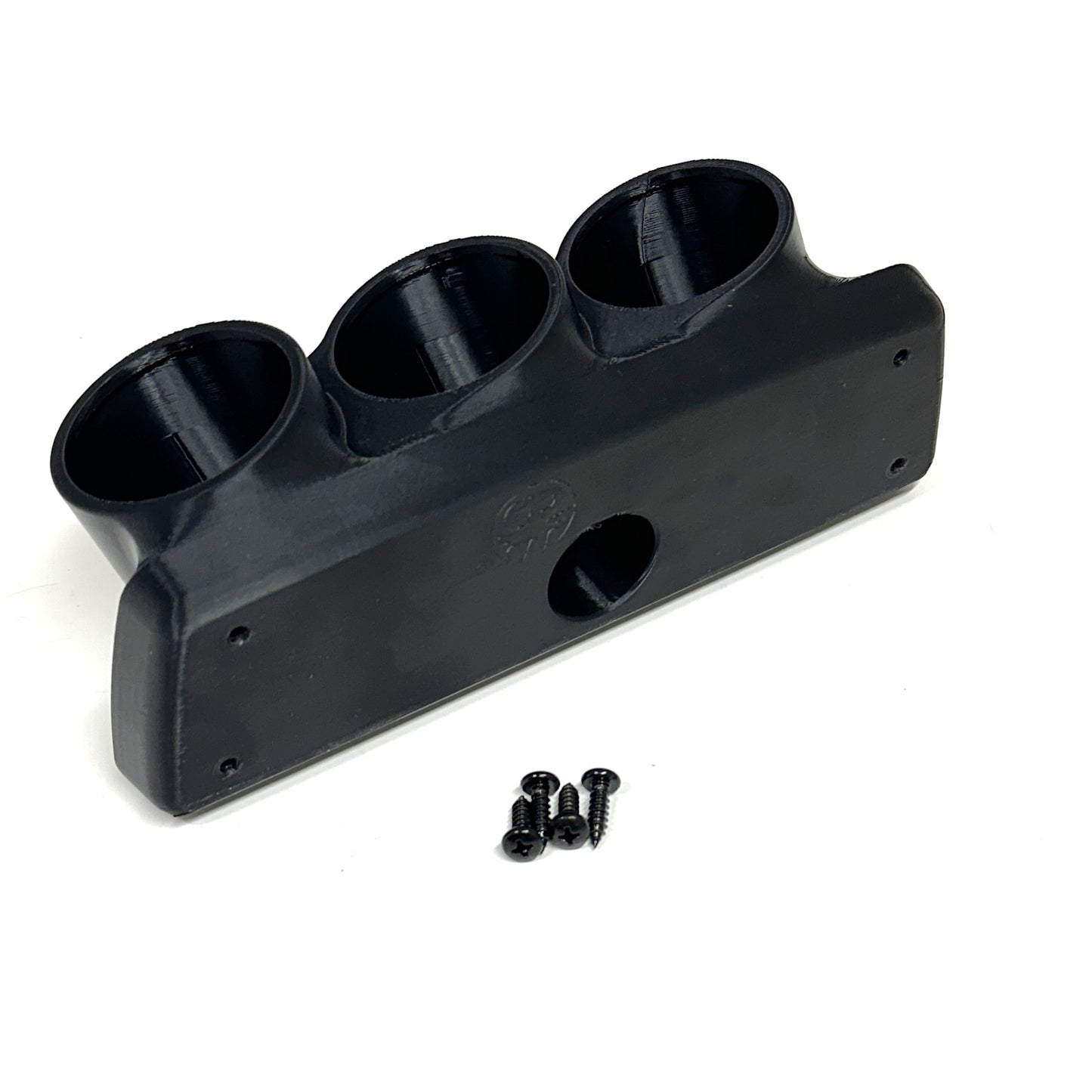 Triple gauge pod mount for 1997-2002 Jeep Wrangler TJ center storage tray