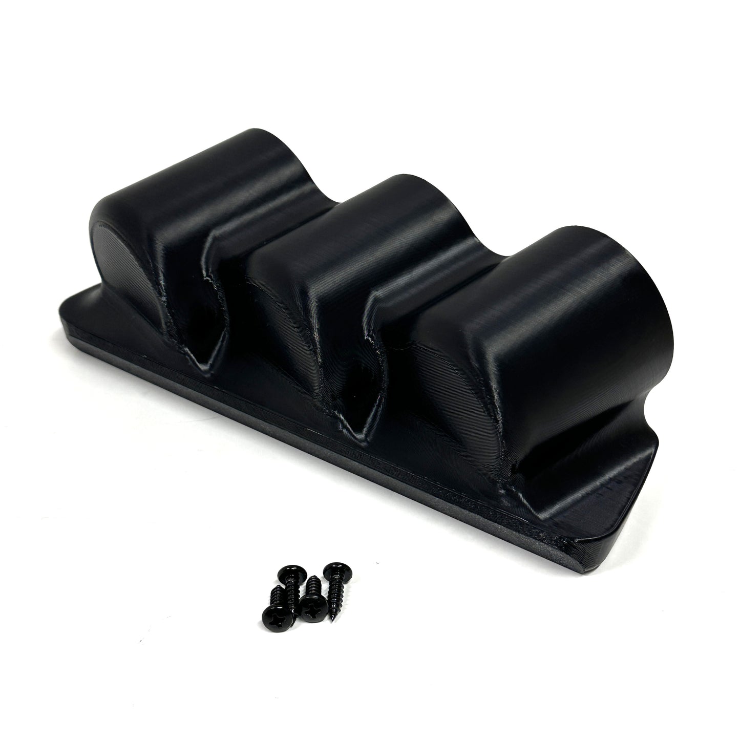 Triple gauge pod mount for 1997-2002 Jeep Wrangler TJ center storage tray