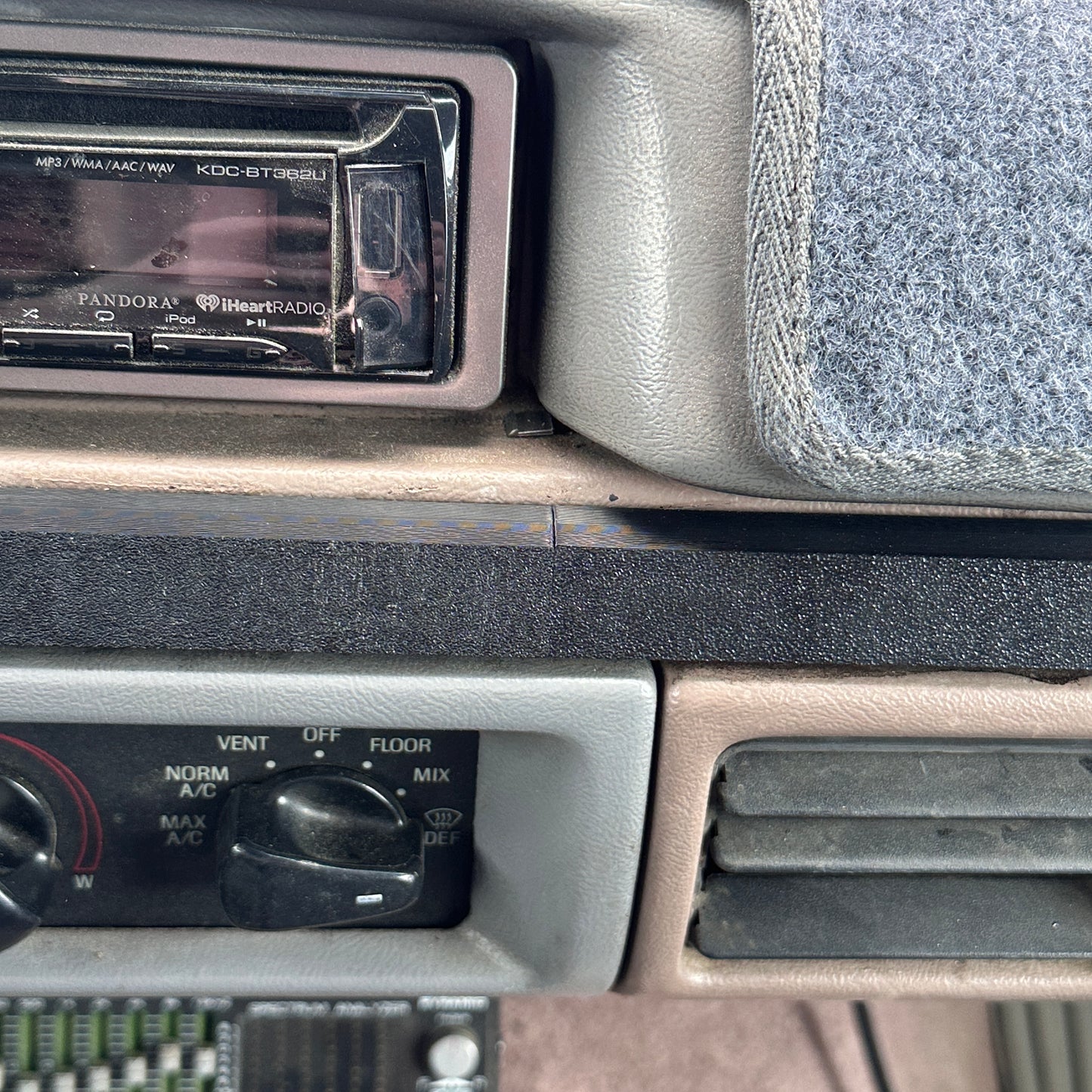 Dash panel trim full set for 1992-1996 F150 F250 F350 Bronco (Assembly Required)