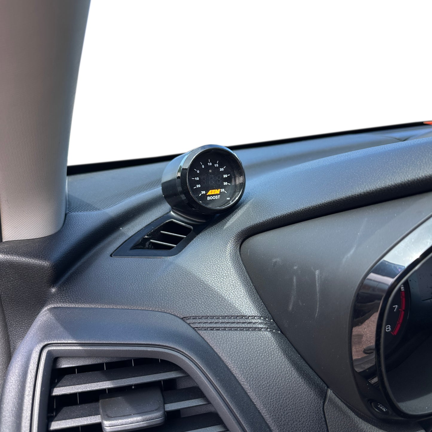 Single gauge pod mount for 2017-2023 Crosstrek and Impreza functional defrost