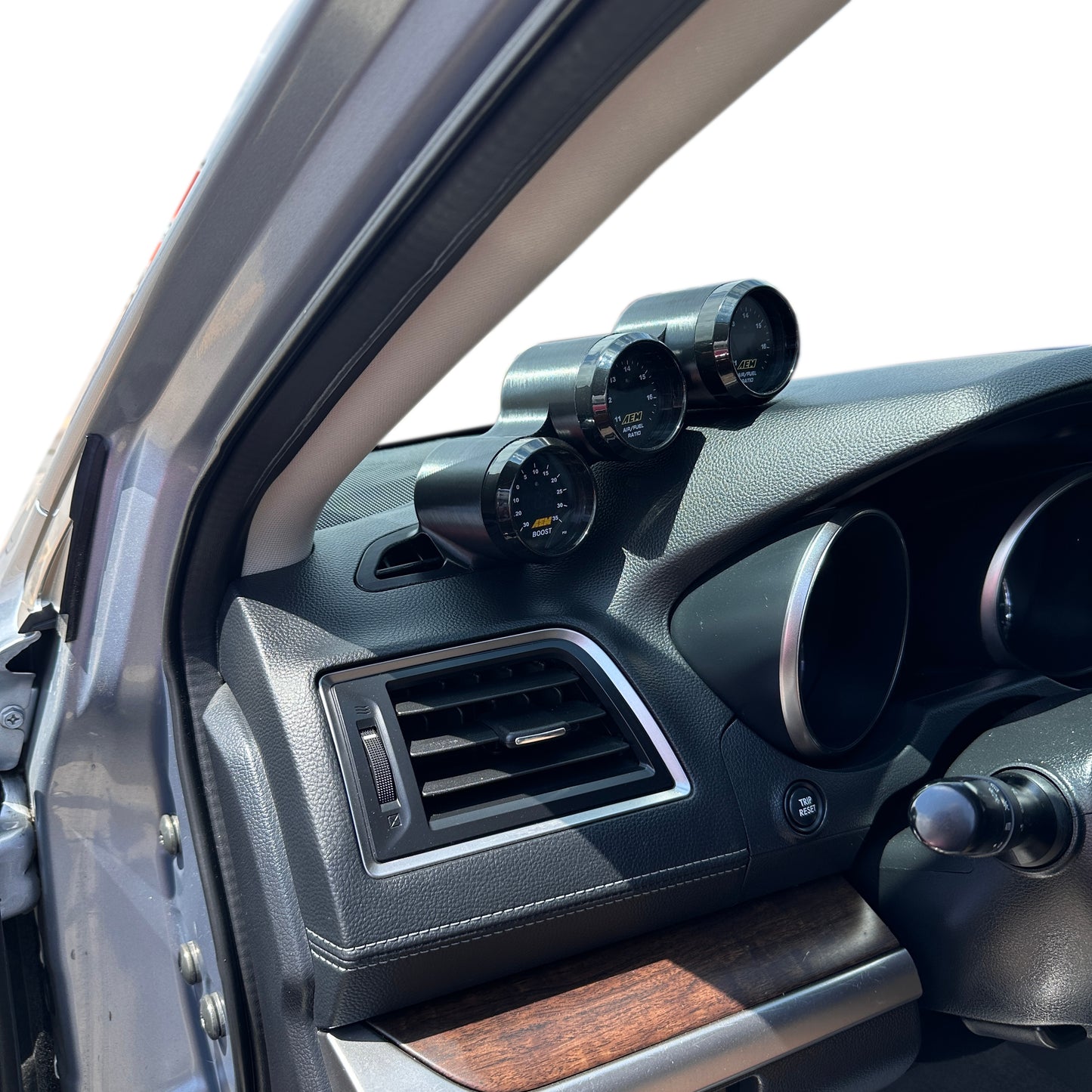 Triple gauge pod mount for 2015-2019 Legacy Outback functional defrost