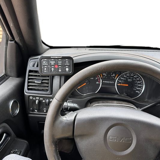 Custom Auxbeam mount for 2004-2012 Colorado Canyon 8 or 6 Gang vent cover