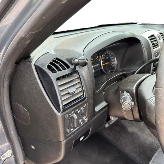 Custom ball mount for 2004-2012 Colorado GMC Canyon vent cover 17mm or 1"