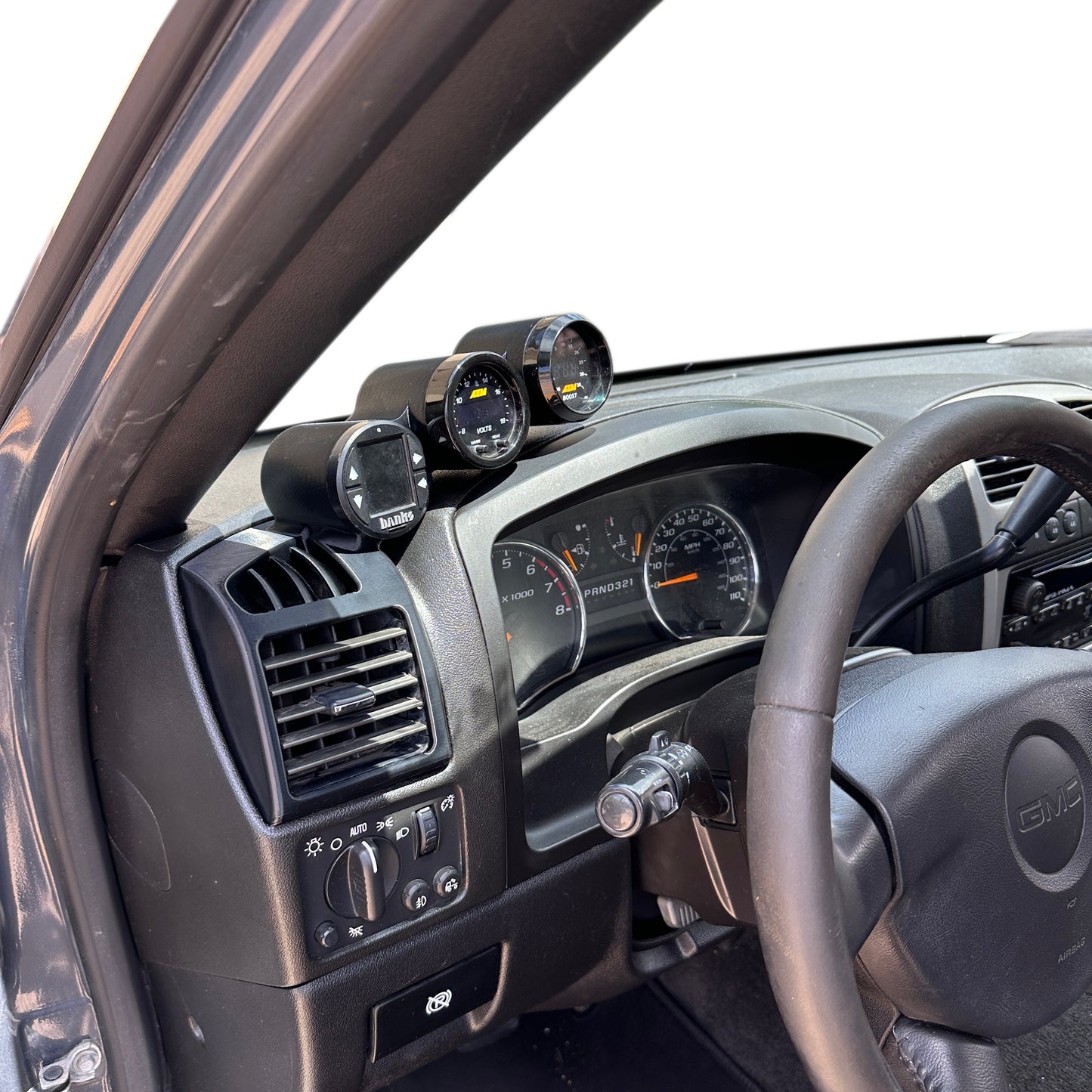 Triple gauge pod mount for 2004-2012 Colorado, Canyon driver vent bezel