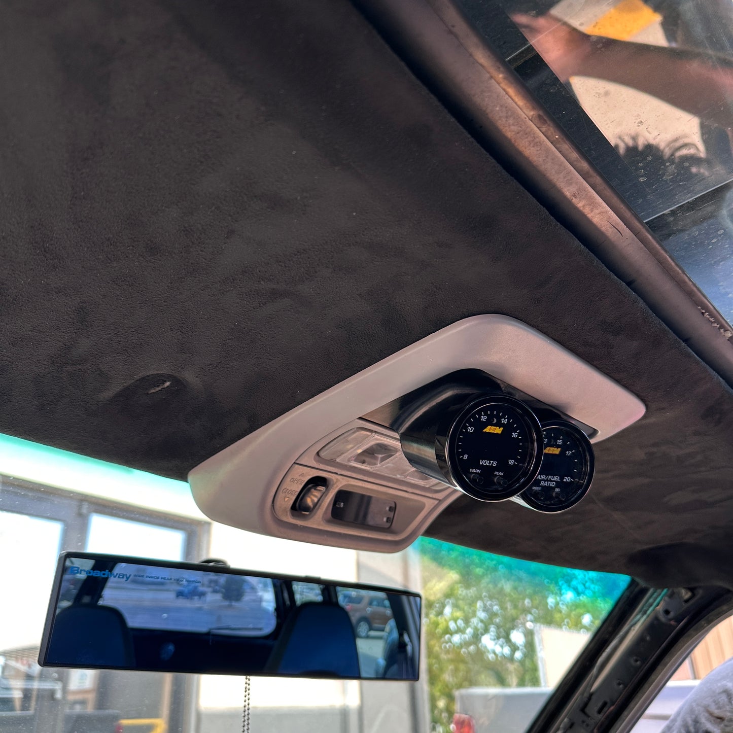Dual gauge pod mount for 1998-2002 Forester upper dome storage