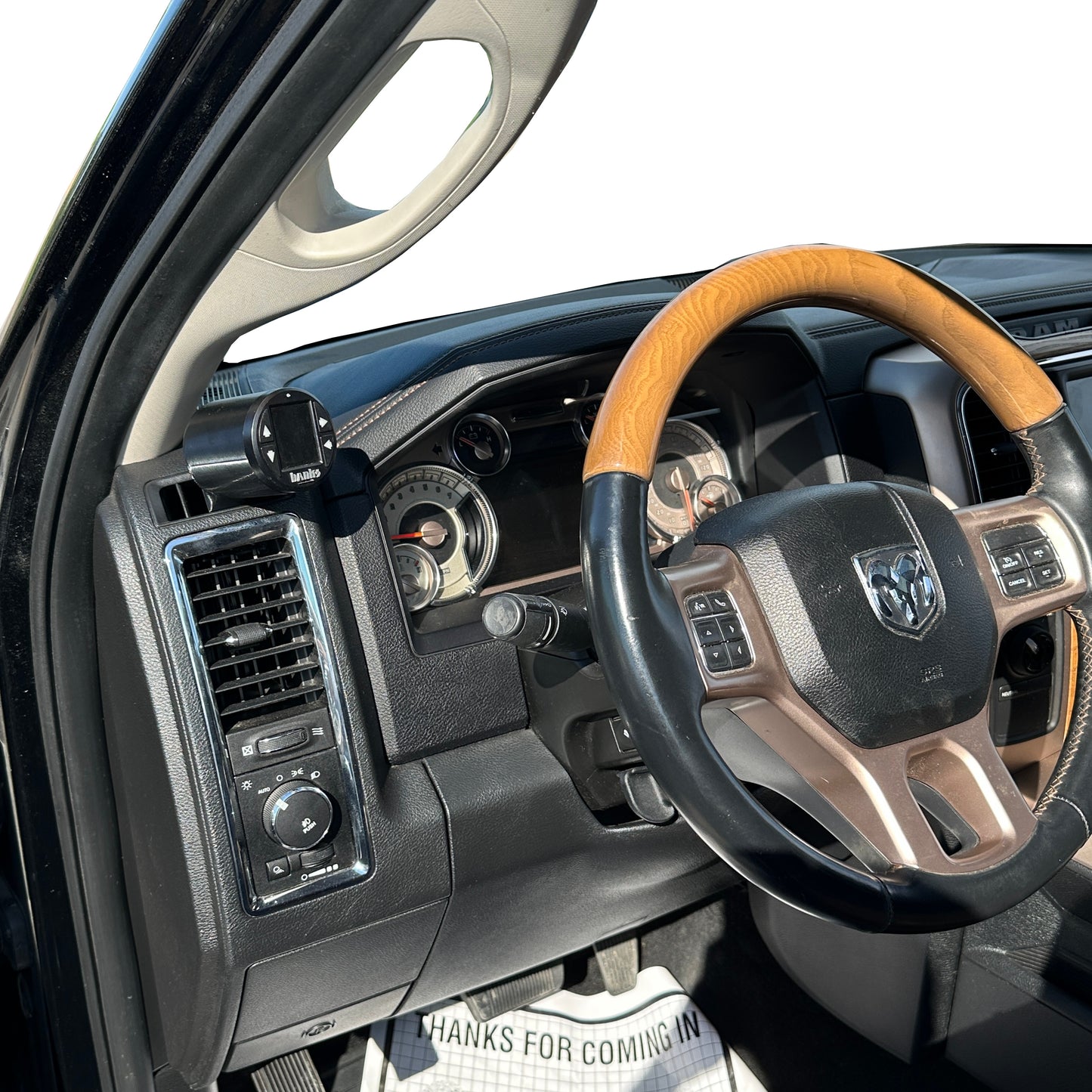 Single gauge pod mount for 2010-2018 Ram defrost vent 52mm