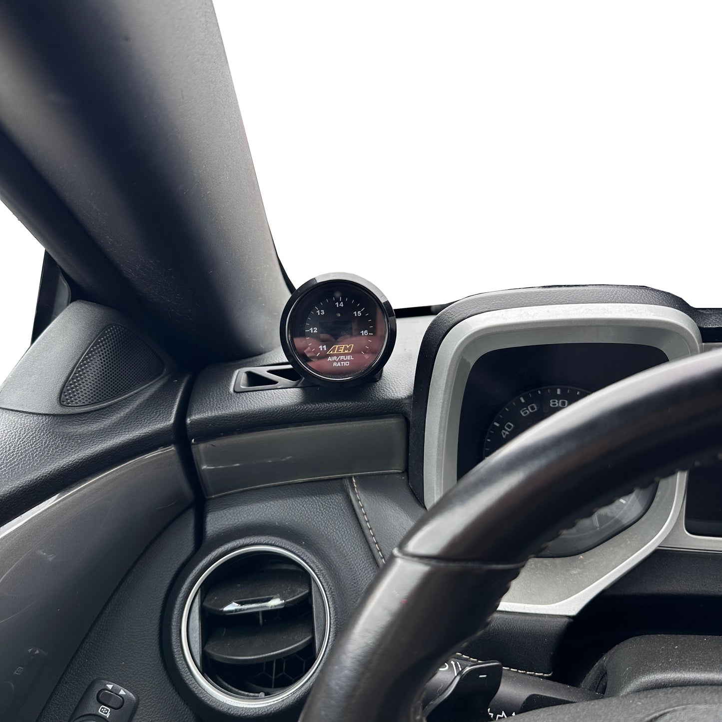 Single gauge pod mount for Camaro 2010-2015 defrost vent 52mm