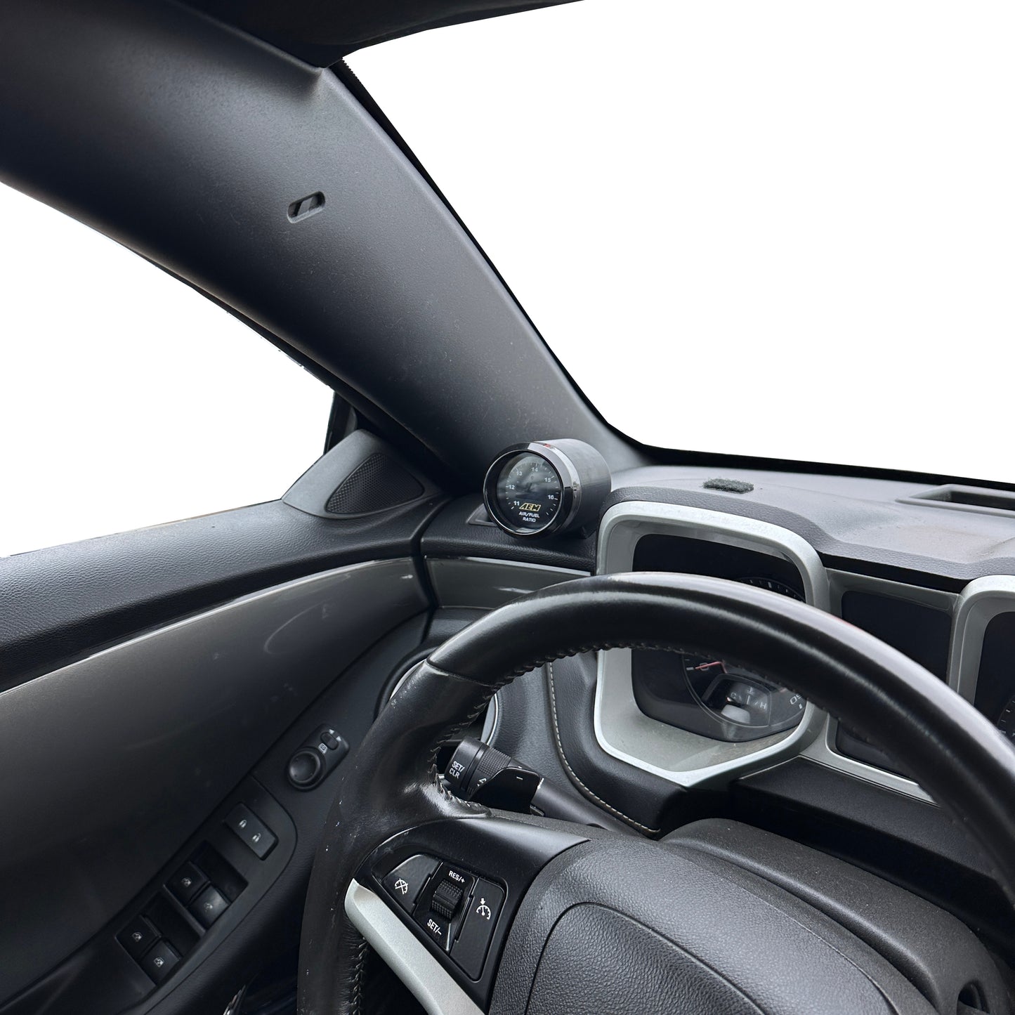 Single gauge pod mount for Camaro 2010-2015 defrost vent 52mm