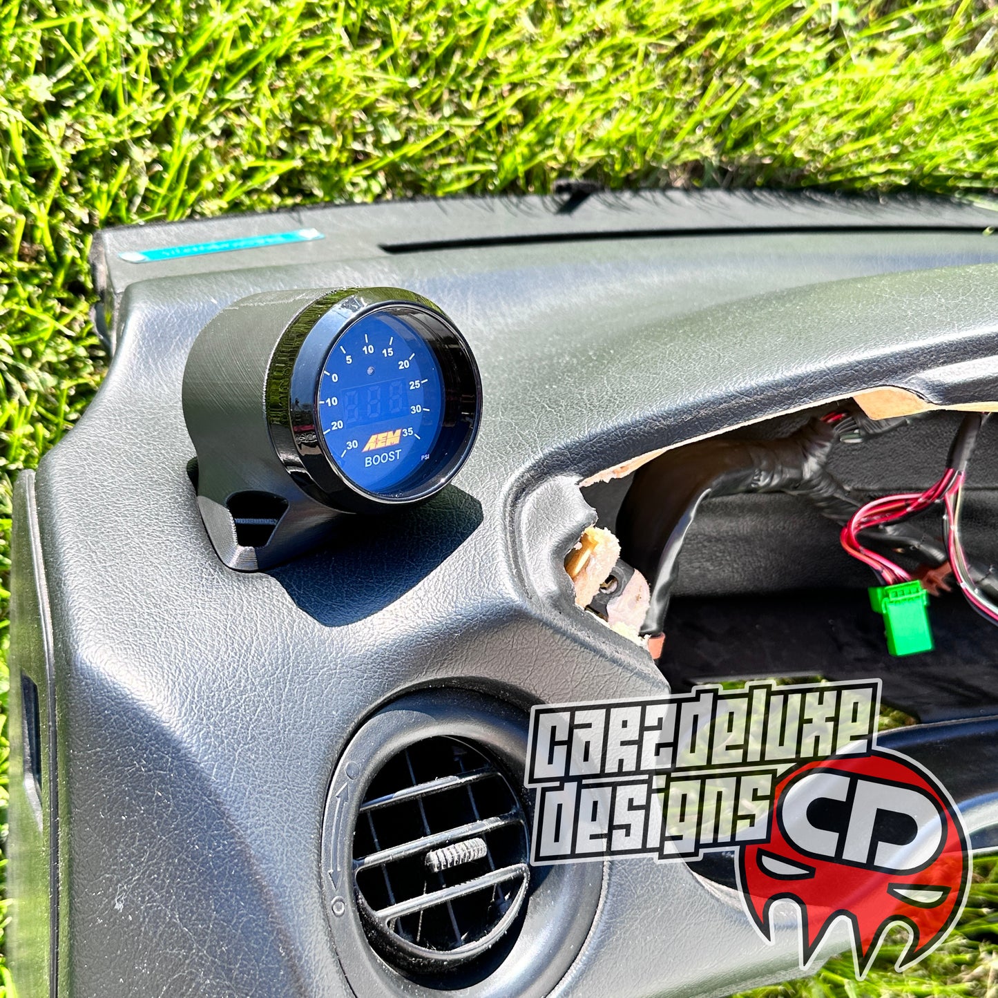 SINGLE GAUGE POD MOUNT FITS CIVIC DEL SOL FUNCTIONAL WINDOW VENT ...