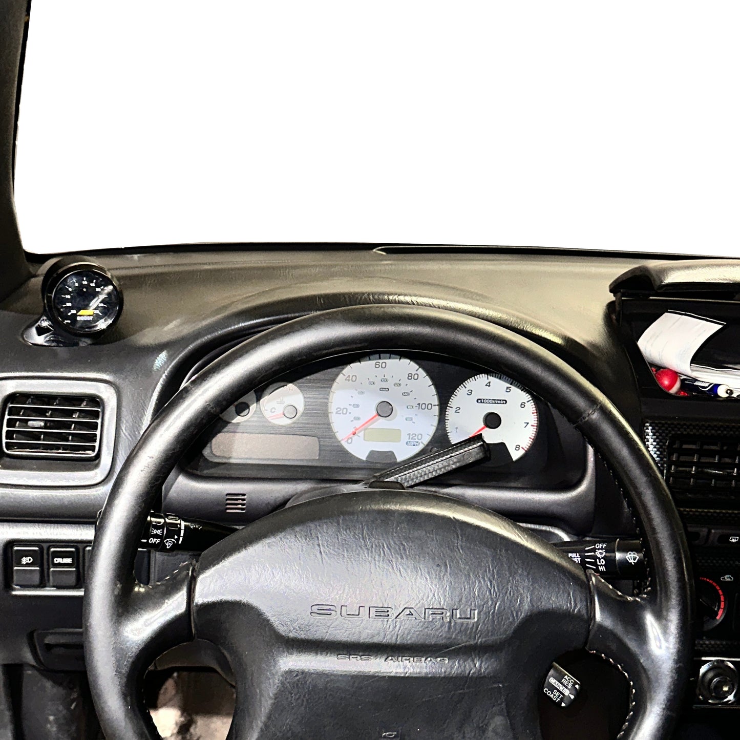 Single gauge pod mount for 98-01 Impreza GC8 97-02 Forester defrost vent
