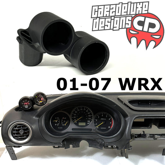 DUAL GAUGE POD MOUNT FITS 2001-2007 WRX FUNCTIONAL WINDOW VENT