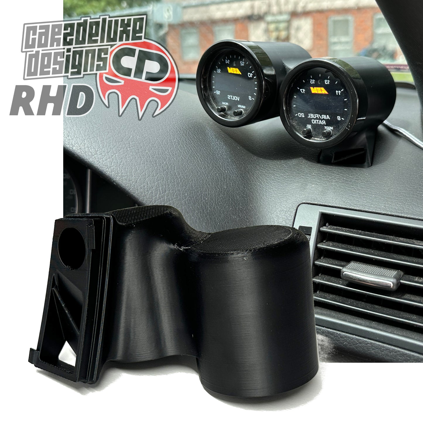 DUAL GAUGE POD FITS AUDI S4 FITS A4 2002-2008 52mm