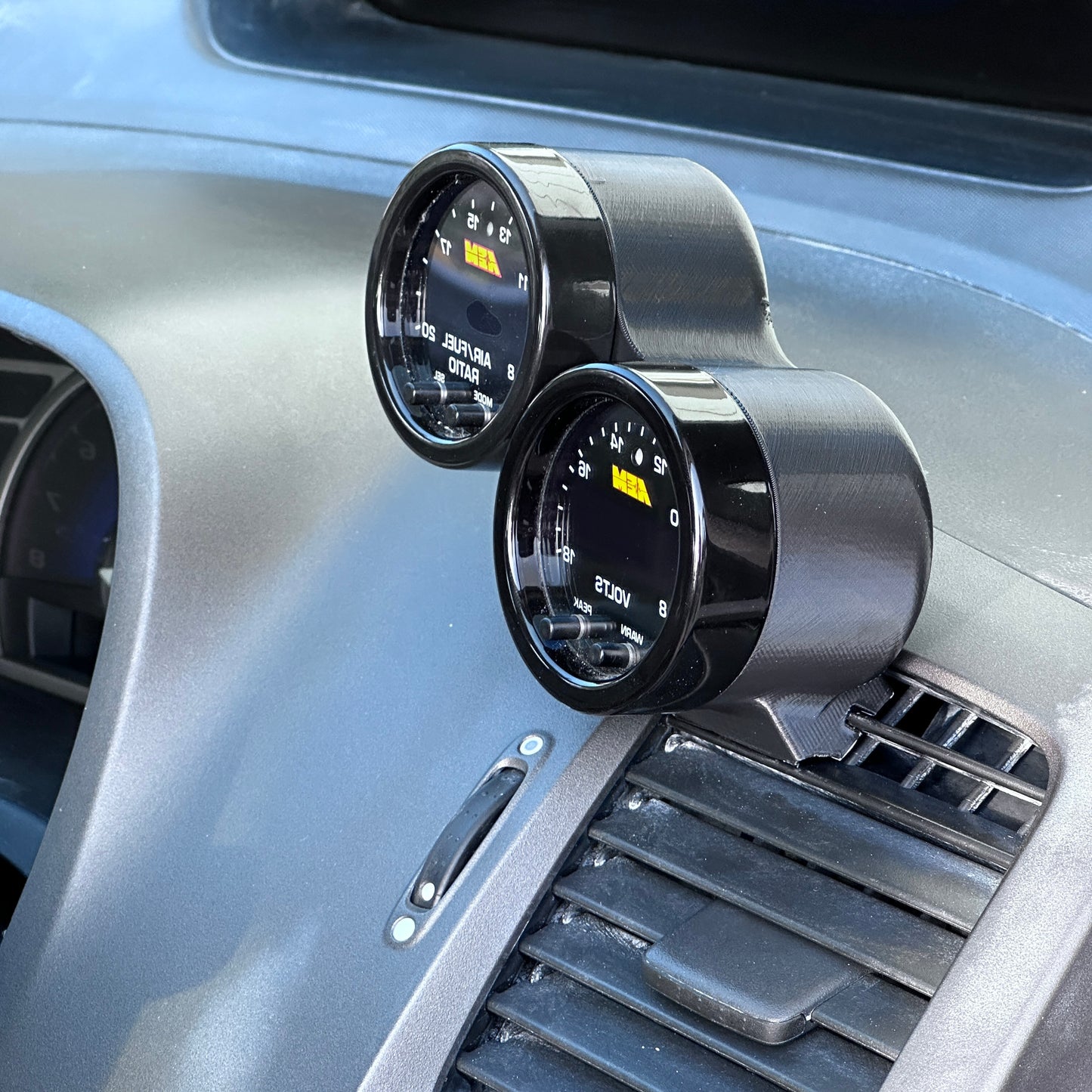 Dual X-Series gauge pod mount for 2006-2011 Civic 8th gen defrost vent
