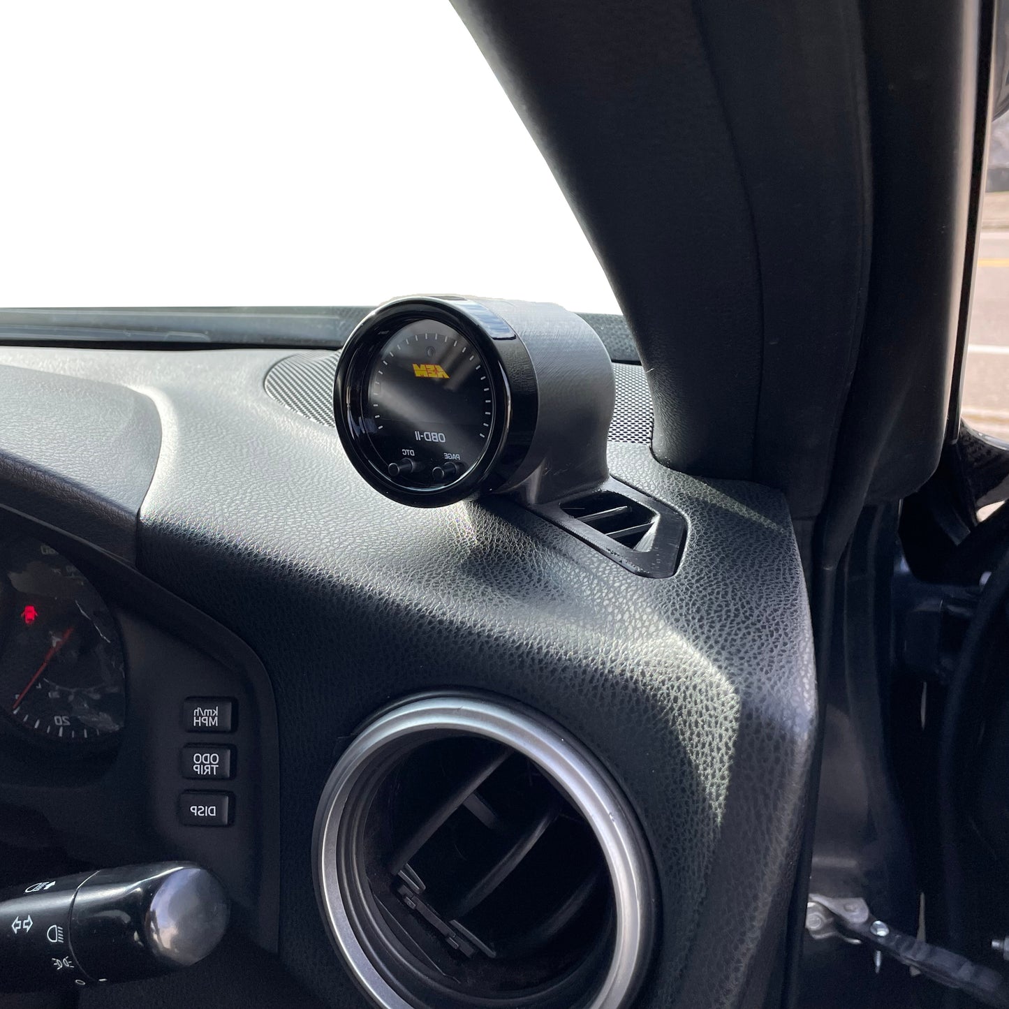 Single gauge pod mount for 86 BRZ FRS 2013-2021 functional defrost vent