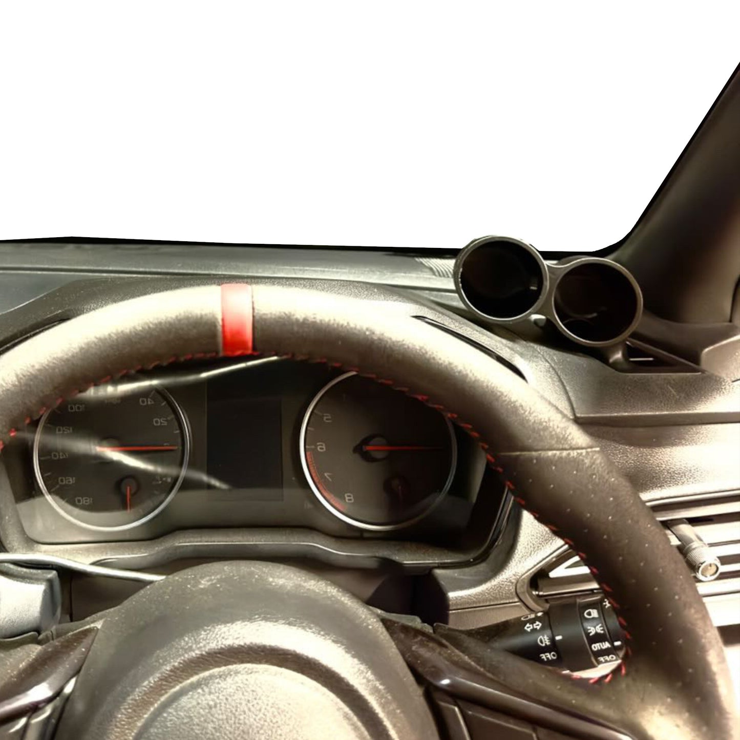 Dual gauge pod mount for 2022-2025 Subaru WRX functional defrost vent