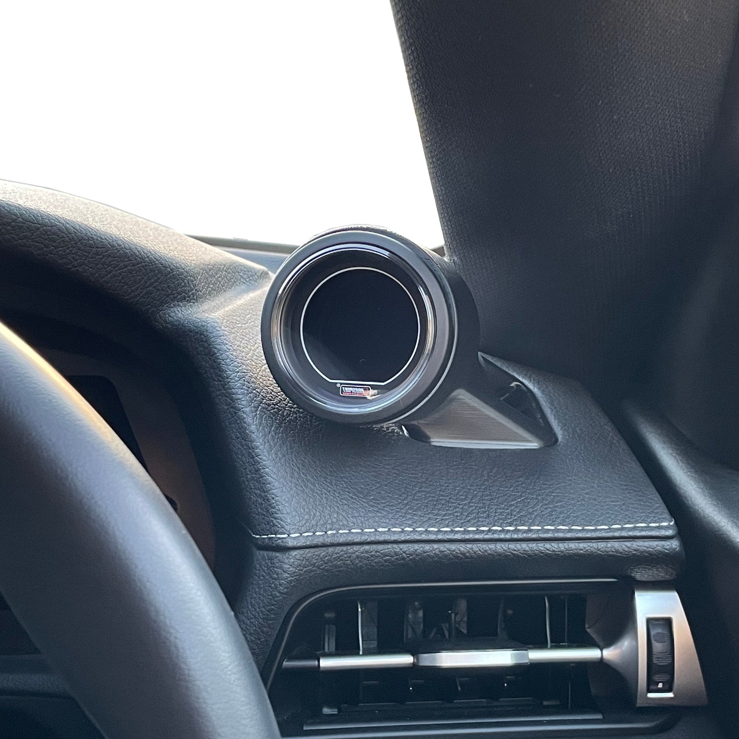 Single gauge pod mount for 2020-2023 GR Supra functional defrost vent