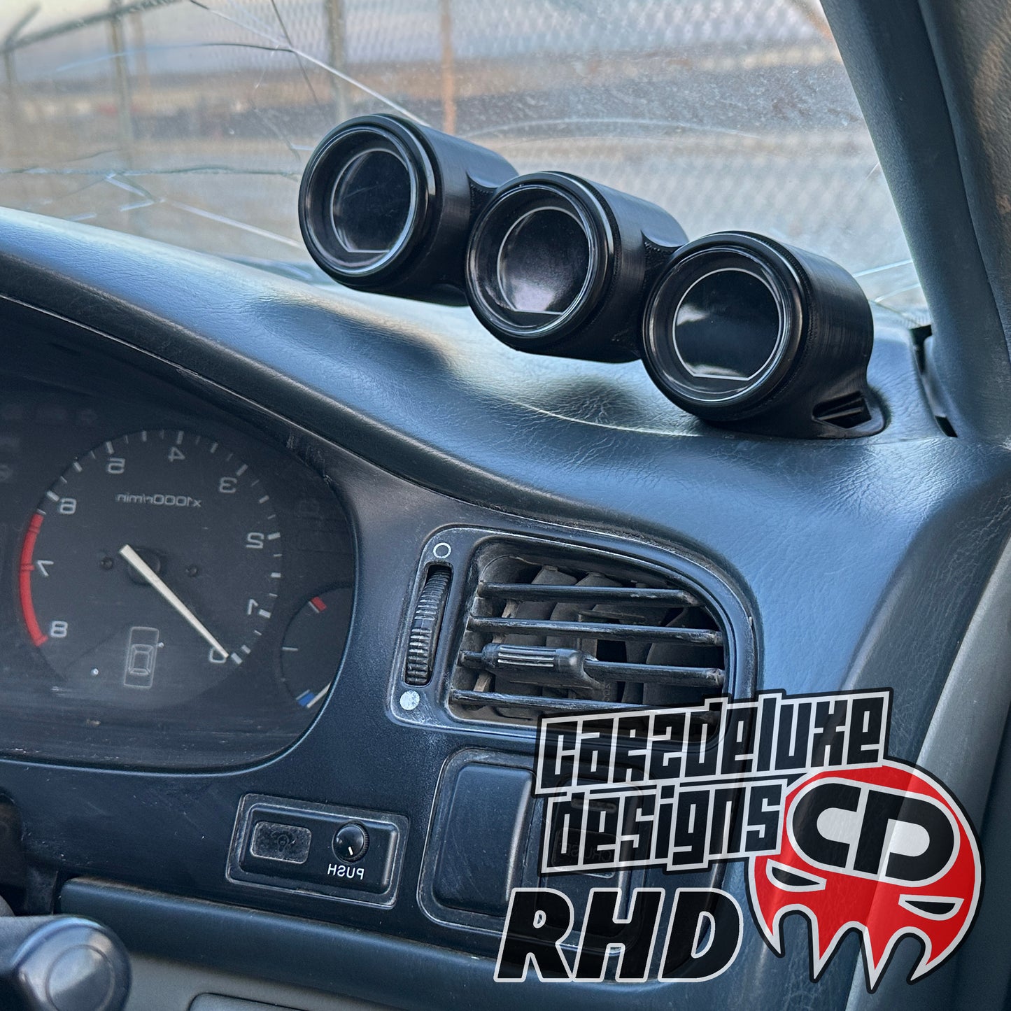 RHD CARZDELUXE GAUGE POD TRIPLE 1994-1997 ACCORD