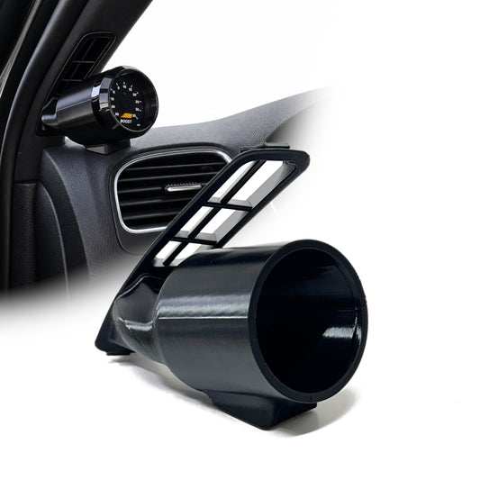 Single gauge pod mount for Volkswagen Golf 2010-2014 GTI MK6 defrost vent 52mm