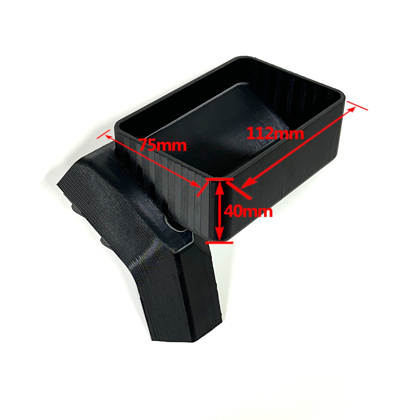 Custom driver storage cubby for Toyota 4Runner 2025-2030 replaces blank panel