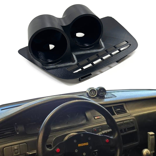 Dual 52mm gauge pod mount for 1992-1995 Civic EG center defrost vent